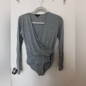 J.Crew Mercantile Grey Bodysuit